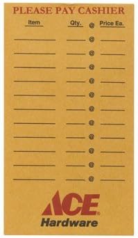 Ace Coin Envelope Imprinted 'Please Pay Cashier' 5-1/2 In. X 3-1/8 In. 500 / Boxed