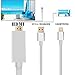 Lightning to HDMI Adapter, Lightning Digital AV to HDMI 1080P Cable Adapter Connector for iPhone 7 7 Plus 6s 6s Plus 6 6 Plus 5 5c 5s SE, iPad Air/Mini/Pro, iPod Touch 5th/6th MHL plug and play Silver