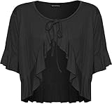 WearAll Women's Plus Size Frill Cardigan