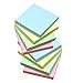 Sticky Notes, Memo Self-Stick 8 Pads/Pack,100 Sheets/Pad, 3 inch X 3 inch, Squares 4 Colors Child Fresh Easy Post