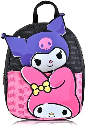 BIG MY MELODY PINK IRRIDESCENT MINI BACKPACK KEYCHAIN BUNDLE NEW My Melody Pink Mini Backpack | Zumiez main image 4