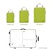 Set of 3 Gonex Packing Cubes, Clothing Compression Cube Extensible Storage Bags Organizers(Light Green)