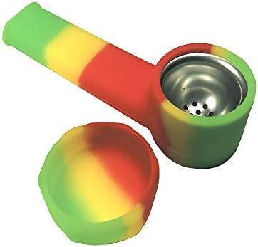 Tobacco / Hookah Silicone Pipe Accessory with lid (Multi)