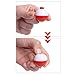 Fishing Bobbers Set Snap Hard ABS on Red/White Fishing Floats Bobbers Push Button Round Buoy Floats Fishing Tackle Accessories Size: 0.5/0.75/1/1.25/1.5/2/2.5 Inch 10pcs-50pcs/lot