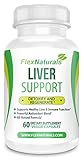 FlexNaturals Liver Support and Clense Supplement with Turmeric Root, designed to Boost Liver Function, Increase Bile Production, and Aid in Liver Repair - 30 Day Supply