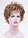 FENCCA Brown Wigs for White Women Short Bob Hair Wigs Natural Looking Heat Resistant Synthetic Fashion Wig with Wig Cap (Brown with Golden) FC020