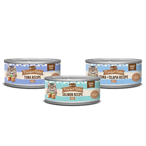 Merrick Purrfect Bistro Grain Free Wet Cat Food Variety Pack Seafood