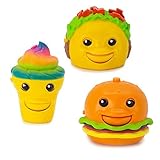 Mojimoto Food Animated Talking Emojis - Cheeseburger Taco Ice Cream