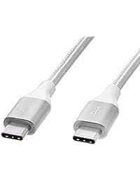 Basics - Cable de nailon trenzado doble USB tipo C a tipo C 2.0