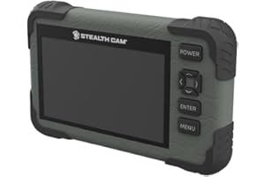 Stealth Cam SD Card Reader/Photo & HD Video 1080P Viewer | Durable Water-Resistant Housing | 4.3" Color LCD Screen | Wrist Lanyard