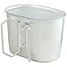 Fury G.I. Style Aluminum Canteen with Cup and Cover, 1 Quart