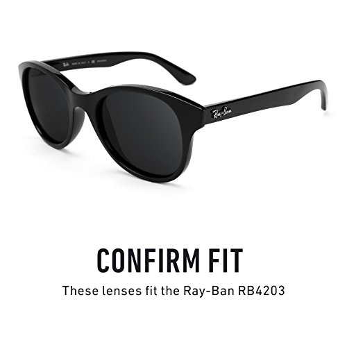 Revant Replacement Lenses for Ray-Ban RB4203 Polarized Titanium MirrorShield
