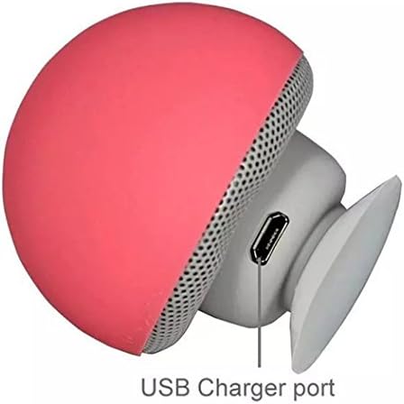 ICENN Mushroom Portable Bluetooth Wireless Mini Speaker Music Player with Suction Cup Built-in Mic Hands-free