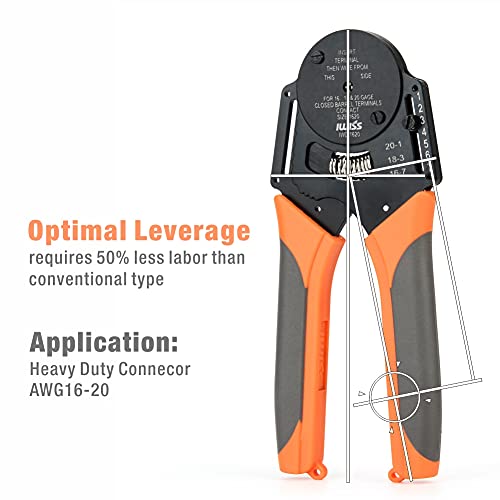 iCrimp IWD1620 Deutsch Size 16 Crimper, Solid Barrel Contact