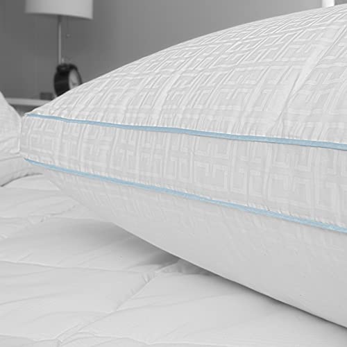 SensorPEDIC Signature Gusseted Fiberfill Bed Pillow with Luxury Cotton