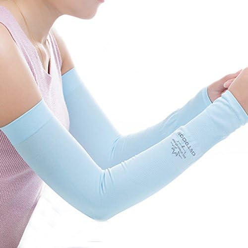 Top Estore Summer Sunscreen Arm Sleeve for Women (Blue)