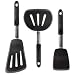 Di Oro Chef Series 3-Piece Silicone Turner Spatula Set - 600F Heat-Resistant Flexible Rubber Silicone Spatulas - Silicone Cooking Utensil Set - Egg Turners, Pancake Flippers, Kitchen Spatulas