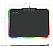 Blade Hawks LED Gaming Mouse Pad W RGB Breathing Lighting, Large USB Hard Computer Mousepad Mice Mat for Gamer, Waterproof, 14″ x 10.5″