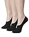 OSABASA Women’s No Show Loafer Socks, Boat Shoe Liners with Non Slip Grip-3Pairs BLACK S (SET3KWMS0379)