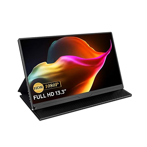 133-Inch-Portable-Monitor-UPERFECT-1080-FHD-Ultra-thin-External-Monitor-IPS-Screen-with-Standard-HDMI-Type-C-OTG-Mini-DP-Eye-Care-Gaming-Screen-for-PS3-PS4-Xbox-Laptop-Phone-PC-Mac UPERFECT 13.3 Inch Portable Monitor, 1080 FHD Ultra-thin External Monitor, IPS Screen with HDMI Type C, OTG, Eye Care…