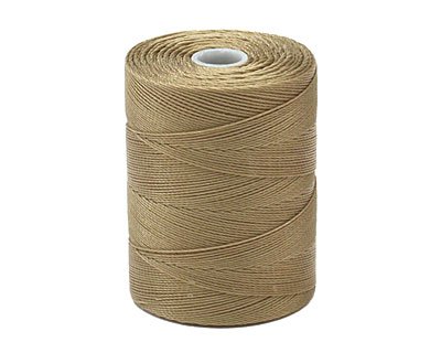 C-LON Micro Bead Cord, Khaki - 0.12mm, 320 Yard Spool