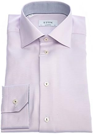 Eton End On End Shirt in Lilac 17