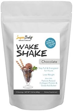 WakeShake Collagen Protein Meal Replacement Shake - Chocolate Flavor (7 Servings)