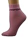 Women's Quarter High Socks Rayon from Bamboo Smooth Toe Seam Socks Women -4 Pair Pack Multi Color Socks