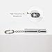 Binboll Survival double Tubes Emergency Aluminum Whistle vastar whistle rape whistle/Key Chain for Camping Hiking