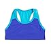 Lucky & Me | Layla Racerback Crop Tank Top | Girls Sports Bra | Tagless with Wide Straps | 3 Pack