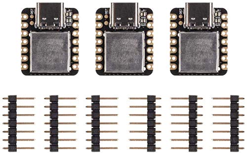 Seeed Studio XIAO SAMD21 The Smallest Arduino Microcontroller Based on SAMD21nwith Rich Interfaces for Wearable Devices, 100% Arduino IDE Compatible, Desiged for Projects Need Arduino Micro, 3pcs.