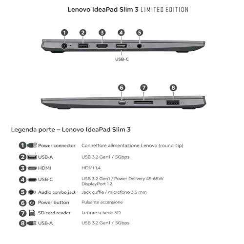 Lenovo, Ryzen 7 170.8 Core Laptop, 16GB DDR5 Ram, 15.3 Inch IPS Display WUXGA FHD+, 512GB PCI Nvme SSD, Wi-Fi 6, Bt, USB Type-C, Backlit QWERTY Keyboard, Ready to Use
