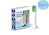 Charmzo Sonicare Toothbrush Heads 6 Pack-Replacement for Philips Electric Sonic Care Tooth Brushes Dental HX 6014 ProResults, Platinum, EasyClean, DiamondClean, FlexCare, Gum Health models