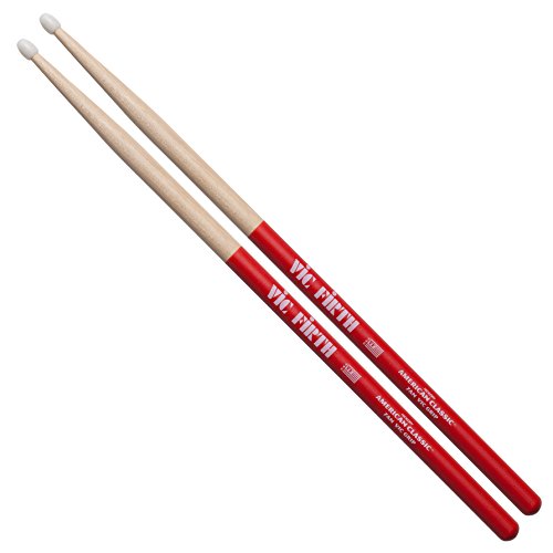 Vic Firth American Classic Drumsticks with Vic Grip, 7A Nylon