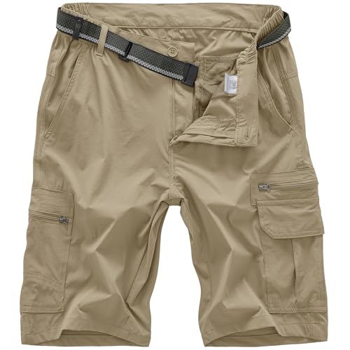 Jessie Kidden Men's Outdoor Water Resistant Hiking Shorts