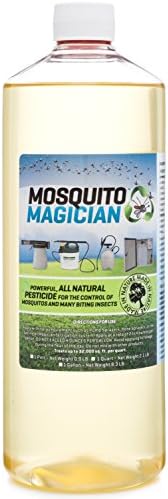 Mosquito Magician Concentrate All Natural Formula with Organic Ingredients 1 Quart Pest and Mosquito Repellent