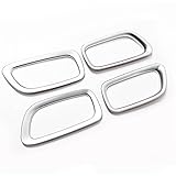 Kust LSK38417w Car Interior Door Handle Knob Cover Molding Trims(Pack of 1 Piece ABS Plating Trims Fit for Installed Size)