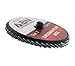 ABN 3in T27 60 Grit Zirconia Alumina Flat Flap Disc Roloc Roll Lock Sandpaper Wheels 10 PK - Maximum 8,000 to 10,000 RPM