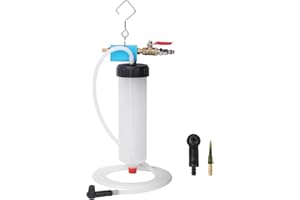 Wenzhon Auto Brake Fluid Extractor, Brake and Clutch Fluid Drained Bleeder Tool, Brake and Clutch Fluid Drained Bleeder Tool Equipment Kit for Car Motorcycle, Capacity 300ML+71 '' Hose