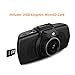 Z-Edge Z4 2K Dash Cam, Super HD 2560x1080 Dashboard Camera Recorder with Ambarella Chip, 16GB TF Card Included, HDR & Night Vision, 150° Wide Angle, Loop Recording, G-Sensor and Parking Monitor