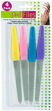 JT Cosmetics 4-piece Nail File Set - 24 Pack