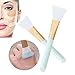 Facial Mask Brush - Face Mud Mask Mixing Brush Cosmetic Makeup Brush Silicone Facial Applicator, Hairless Silicone Brush, Facial Mask for Applying Facial Mask, Eye Mask,Peel, Serum or DIY Needs (4)