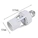 OUTAD E27 Light Lamp Holder Switch Ajustable 360 Degree Infrared Motion PIR Sensor Automatic LED Light Lamp E27 Socket