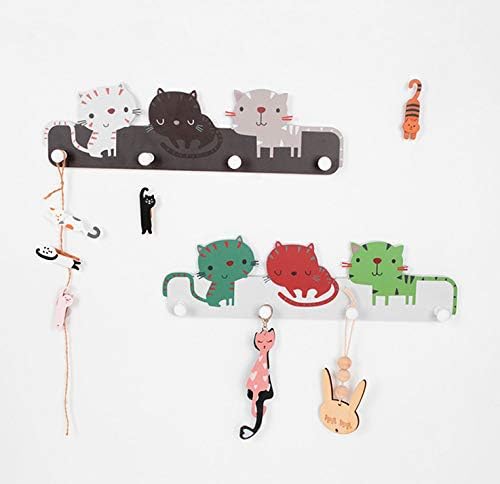 Napravi Rs Patere Murale Pour Chambre Denfant Motif Chat 41 2 X 4 X 11 8 Cm Ameublement Et Decoration Porte Manteaux