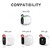 Silicone Skins for Arlo HD Smart Security Wire-Free Cameras (White)