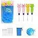 Ear Cleaner LED Ear Wax Removal Tool for Kids and Adult 4PCS Ear Wax Cleaner LED Lighting Ear Pick Spoon Earwax Remover Curette Tweezer Ear Spoon Cleaning