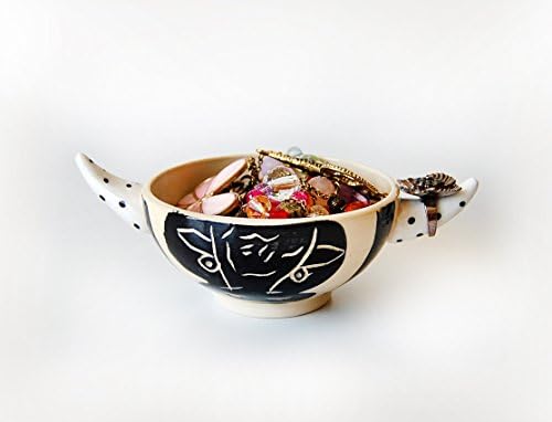 Handmade Pottery Jewelry Organizer Bowl
