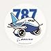 Boeing 787 Pudgy Sticker