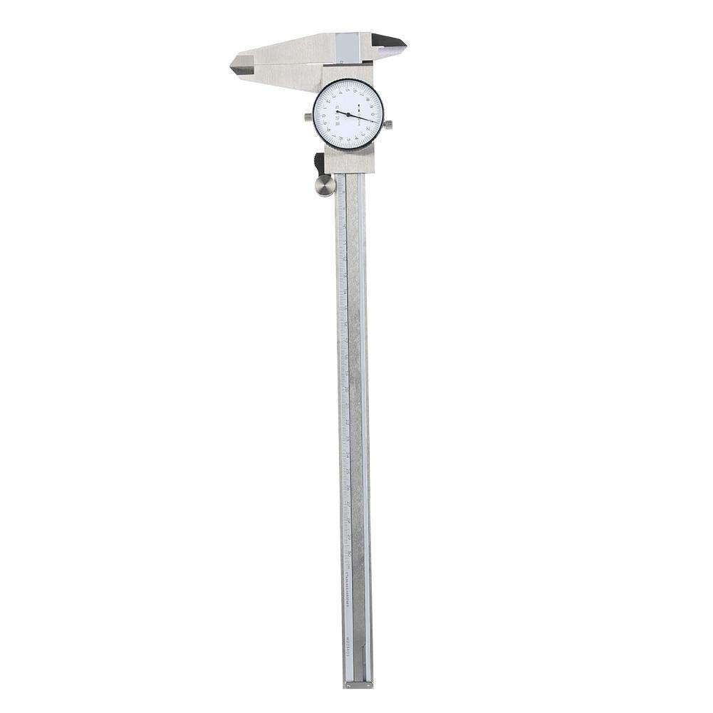 0300mm Vernier Caliper Gauge Made of Stainless Steel for Measuring Outside Diameter Hole Depth