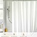 Shower Curtain or Liner with Hooks Waterproof Eco Friendly & PVC-Free Fabric Shower Curtain Liner for Bathroom Bath Tub 72x80 inches